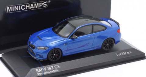 ミニチャンプス 410021026 1/43 BMW M2 CS 2020 ブルー/ブラックホイール - ミニチャンプス専門店　【Minichamps  World】