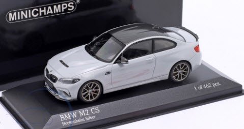 ミニチャンプス 410021028 1/43 BMW M2 CS 2020 シルバー/ゴールドホイール - ミニチャンプス専門店　 【Minichamps World】