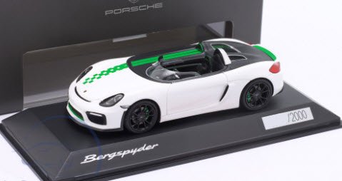 □スパークモデル 1/43 2014 ポルシェ918 スパイダー ホワイト-