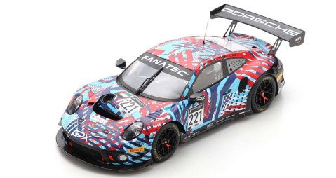 スパーク 18SP167 1/18 Porsche 911 GT3 R No.221 GPX Martini Racing Spa Test Days  2022 - ミニチャンプス専門店　【Minichamps World】
