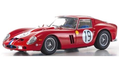 京商 KS08438A 1/18 フェラーリ 250GTO 1962 LM (#19) - ミニチャンプス専門店 【Minichamps World】