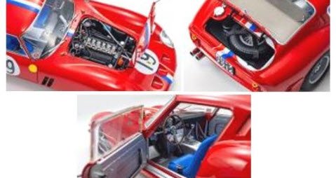 京商 KS08438A 1/18 フェラーリ 250GTO 1962 LM (#19) - ミニチャンプス専門店 【Minichamps World】