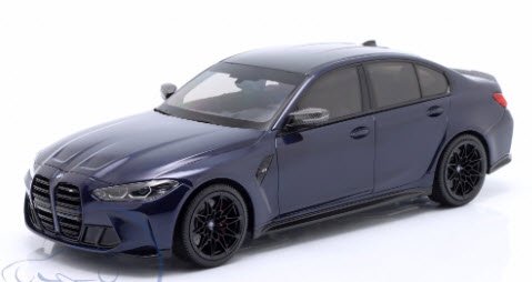 ミニチャンプス 155020201 1/18 BMW M3 2020 ブルー - ミニチャンプス