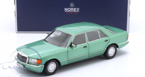 ノレブ 183469 1/18 メルセデス・ベンツ 560 SEL 1991 メタリックライトグリーン - ミニチャンプス専門店　 【Minichamps World】