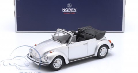 ノレブ 188530 1/18 VW 1303 カブリオレ 1973 シルバー - ミニチャンプス専門店　【Minichamps World】