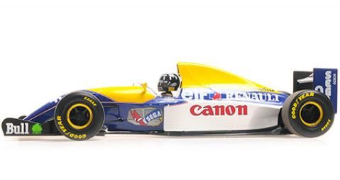 ミニチャンプス F1ドライバー デーモン・ヒル 車 に フィギュア