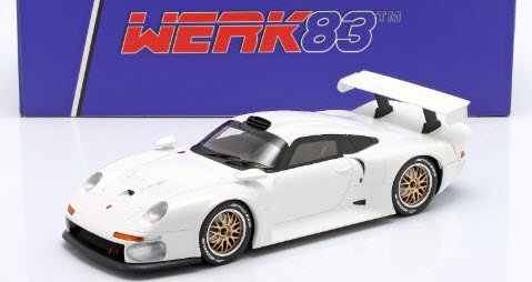 Werk83 W18013003 1/18 ポルシェ 911 GT1 Plain Body Version ホワイト - ミニチャンプス専門店　 【Minichamps World】