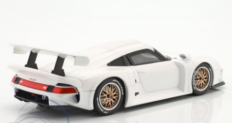 Werk83 W18013003 1/18 ポルシェ 911 GT1 Plain Body Version ホワイト - ミニチャンプス専門店　 【Minichamps World】