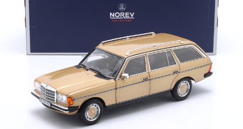 ノレブ NOREV 183738 1/18 メルセデス・ベンツ 200 T (S123) T model 1982 ゴールドメタリック -  ミニチャンプス専門店　【Minichamps World】