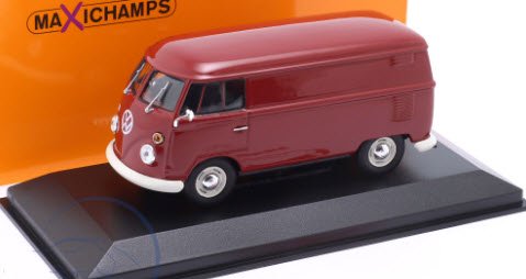 ミニチャンプス MAXICHAMPS 940052201 1/43 フォルクスワーゲン VW T1 panel van 1963 ダークレッド -  ミニチャンプス専門店　【Minichamps World】