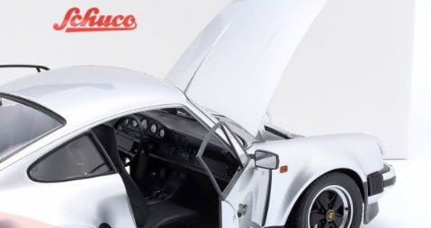 シュコー Schuco 450670200 1/12 ポルシェ 911 (930) Turbo シルバー