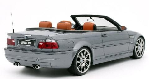 ミニカー　1/18 BMW E46 M3 コンバーチブル 2004(グレー) [OTM1006] s-l1200.jpg