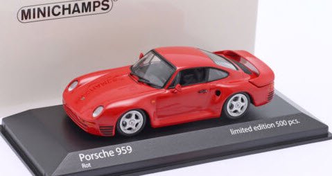 ミニチャンプス 943062523 1/43 ポルシェ 959 1987 レッド 特注品 - ミニチャンプス専門店　【Minichamps World】