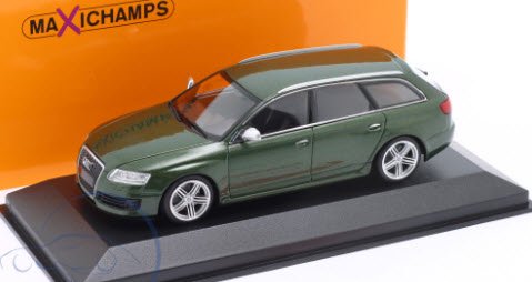 ミニチャンプス MAXICHAMPS 940017210 1/43 アウディ Audi RS 6 Avant (C6) 2008  ダークグリーンメタリック - ミニチャンプス専門店 【Minichamps World】