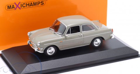 ミニチャンプス MAXICHAMPS 940055301 1/43 フォルクスワーゲン VW 1600 (Type 3) 1966 グレイ ベージュ  - ミニチャンプス専門店　【Minichamps World】
