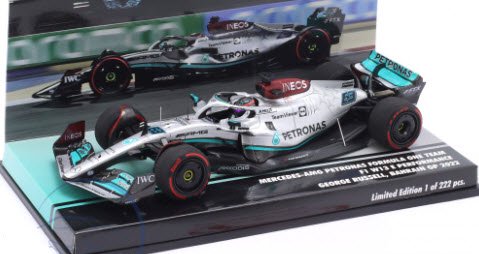 ミニチャンプス 447220163 1/43 メルセデス AMG F1 W13 #63 4th バーレーンGP F1 2022 ジョージ・ラッセル  特注品 - ミニチャンプス専門店　【Minichamps World】