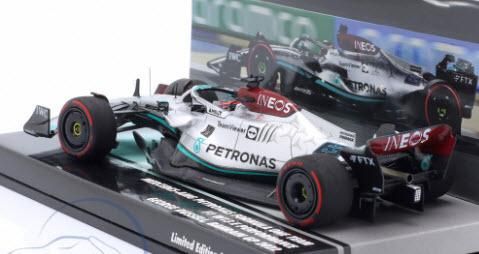 ミニチャンプス 447220163 1/43 メルセデス AMG F1 W13 #63 4th