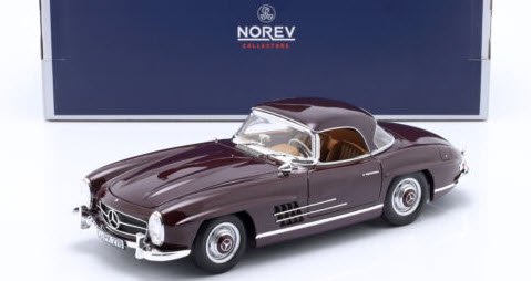 ノレブ NOREV 183891 1/18 メルセデス ベンツ 300 SL Roadster 1957 ダークレッド - ミニチャンプス専門店　 【Minichamps World】