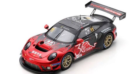 スパーク SA265 1/43 Porsche 911 GT3 R No.11 TORO Racing 3rd Macau GT Cup 2022  Alexandre Imperatori - ミニチャンプス専門店　【Minichamps World】