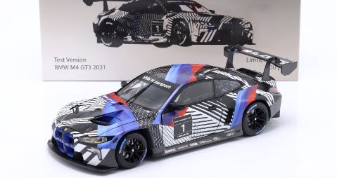 ミニチャンプス 113222003 1/18 BMW M4 GT3 #1 テストカー 2021 BMW Motorsport 特注品 -  ミニチャンプス専門店　【Minichamps World】