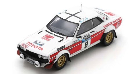 スパーク S7722 1/43 TOYOTA Celica 2000 GT No.8 2nd Lombard RAC Rally 1977 H.  Mikkola - A. Hertz - ミニチャンプス専門店　【Minichamps World】