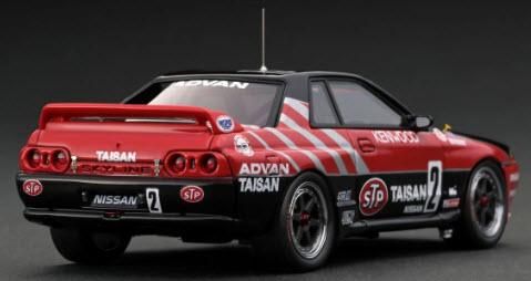 告知：エンジン付 WEB限定「1/18 STP TAISAN GT-R (#2) 1992 」9