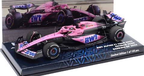 ミニチャンプス 447230131 1/43 アルピーヌ A523 #31 バーレーンGP F1 2023 エステバン・オコン 特注品 -  ミニチャンプス専門店　【Minichamps World】