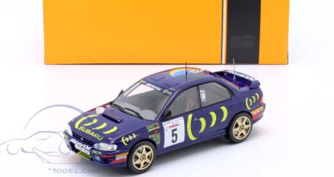 □イクソ 1/18 1995 物申し スバルインプレッサ #5 C.サインツ ツールドコルス