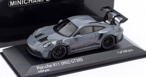 ミニチャンプス 410062101 1/43 ポルシェ 911 (992) GT3RS 2023 グレー/ブラックホイール - ミニチャンプス専門店  【Minichamps World】