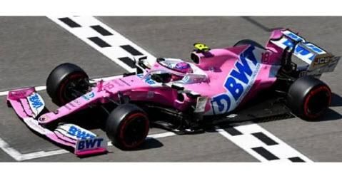 ミニチャンプス 1/43 BWT レーシング ポイント F1 チーム メルセデス RP20 2020 F1 トルコGP 2位 #11 S.ペレス  ,レジン製,