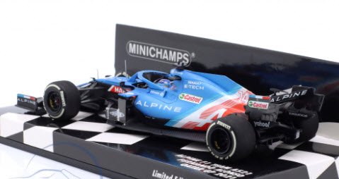 ミニチャンプス 417212114 1/43 アルピーヌ F1 チーム A521 フェルナンド・アロンソ カタールGP 2021 -  ミニチャンプス専門店　【Minichamps World】