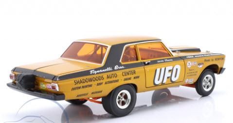 ミニカー　1/18 プリムス AWB 1965 UFO [A1806509] 楽天市場】ACME 1/18 ミニカー ダイキャストモデル 1965年モデル