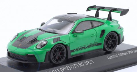 ミニチャンプス 413062112 1/43 ポルシェ 911 (992) GT3 RS Weissach-Paket 2023 グリーン /  ブラック 特注品 - ミニチャンプス専門店　【Minichamps World】