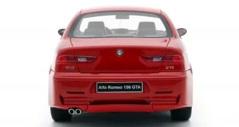 OTTO オットー OTM1017 1/18 アルファロメオ 156 GTA 2002 (レッド) - ミニチャンプス専門店　【Minichamps  World】