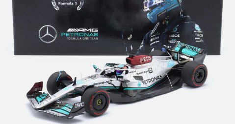 ミニチャンプス 113222163 1/18 メルセデス ベンツ AMG 1st F1 Win ブラジルGP F1 2022 ジョージ ラッセル  特注品 - ミニチャンプス専門店　【Minichamps World】