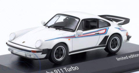 ミニチャンプス 943069005 1/43 ポルシェ 911 (930) Turbo マルティニ デザイン 1976 ホワイト 特注品 -  ミニチャンプス専門店　【Minichamps World】