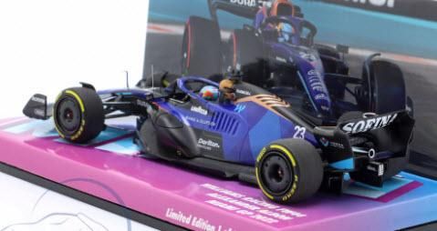 ミニカー　1/18 ウィリアムズ レーシング FW44 アレクサンダー・アルボン マイアミGP 2022 [117220523] 京商 ミニカー | MINICHAMPS 1/18 ウィリアムズ レーシング FW44