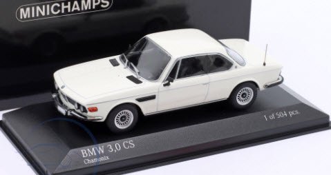 ミニチャンプス 410029025 1/43 BMW 3.0 CS 1969 ホワイト 