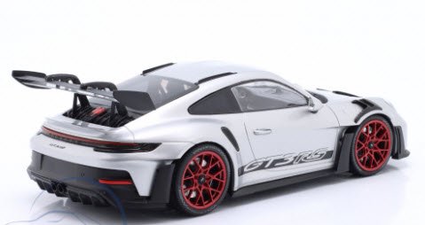 ミニチャンプス 153062241 1/18 ポルシェ 911 (992) GT3 RS 2023 シルバー / レッドホイール 特注品 -  ミニチャンプス専門店　【Minichamps World】