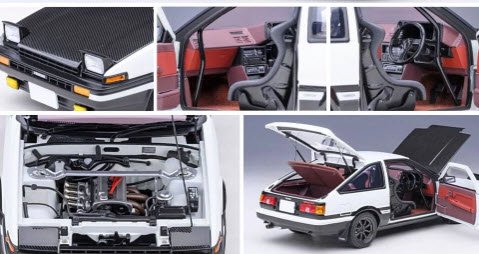 オートアート AUTOart 78786 1/18 トヨタ スプリンター トレノ (AE86) 『頭文字 D』 `プロジェクトD`  ファイナルバージョン - ミニチャンプス専門店 【Minichamps World】