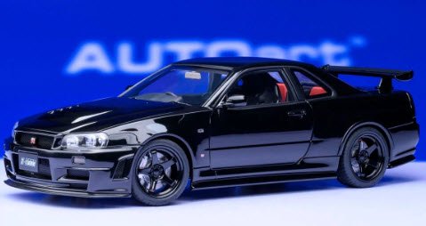 オートアート AUTOart 77463 1/18 ニスモ R34 GT-R Z-tune (ブラックパール) - ミニチャンプス専門店  【Minichamps World】