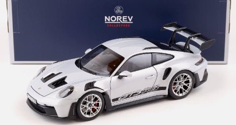 ノレブ NOREV 187359 1/18 ポルシェ 911 (992) GT3 RS 2022 アイスグレイメタリック - ミニチャンプス専門店　 【Minichamps World】