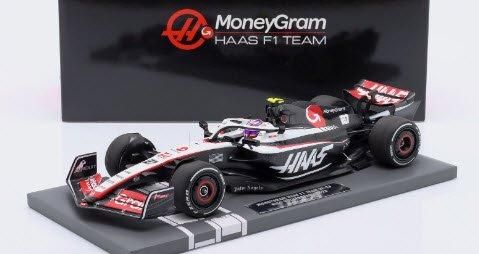 ミニチャンプス 117230127 1/18 マネーグラム ハース F1 チーム
