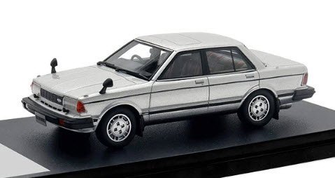 インターアライド Hi Story HS454SL 1/43 NISSAN BLUEBIRD 4DOOR SEDAN TURBO SSS-S  (1983) シルバー - ミニチャンプス専門店 【Minichamps World】