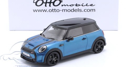 OTTO オットー OTM982 1/18 ミニ クーパー Mini Cooper S 2021 ブルー - ミニチャンプス専門店  【Minichamps World】