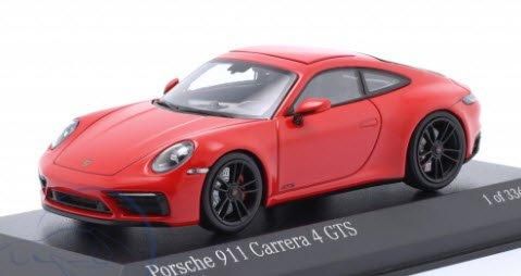 ミニカー　1/43 ポルシェ 911 (992) カレラ 4 GTS 2019(レッド) [410063000] ミニチャンプス 1/43 ポルシェ 911 992 カレラ 4S クーペ 2019