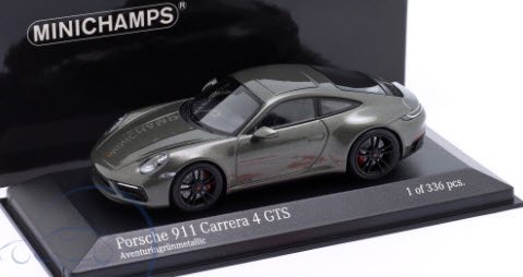 ミニチャンプス 410063001 1/43 ポルシェ 911 (992) Carrera 4 GTS 2021 aventurine  グリーンメタリック - ミニチャンプス専門店　【Minichamps World】