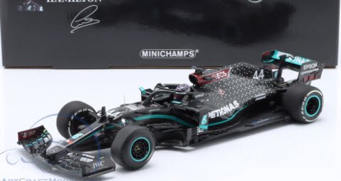 ミニチャンプス 110200444 1/18 メルセデス AMG ペトロナス F1チーム W11 EQ パフォーマンス ルイス・ハミルトン  イギリスGP 2020 ウィナー - ミニチャンプス専門店 【Minichamps World】