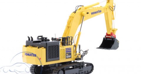 NZG BK999200 1/50 コマツ Komatsu PC1250 Hydraulic excavator with Lehnhoff  quick coupler イエロー - ミニチャンプス専門店 【Minichamps World】