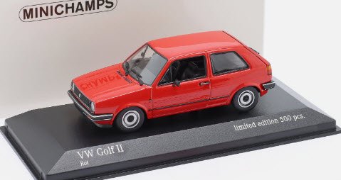 ミニチャンプス 943054103 1/43 フォルクスワーゲン VW Golf II 1985 レッド 特注品 - ミニチャンプス専門店　 【Minichamps World】